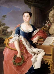 Portret van prinses Giacinta Orsini Buoncampagni Ludovisi